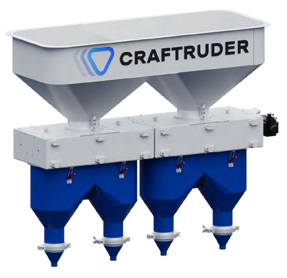 Чотириголовковий екструдер CRAFTRUDER